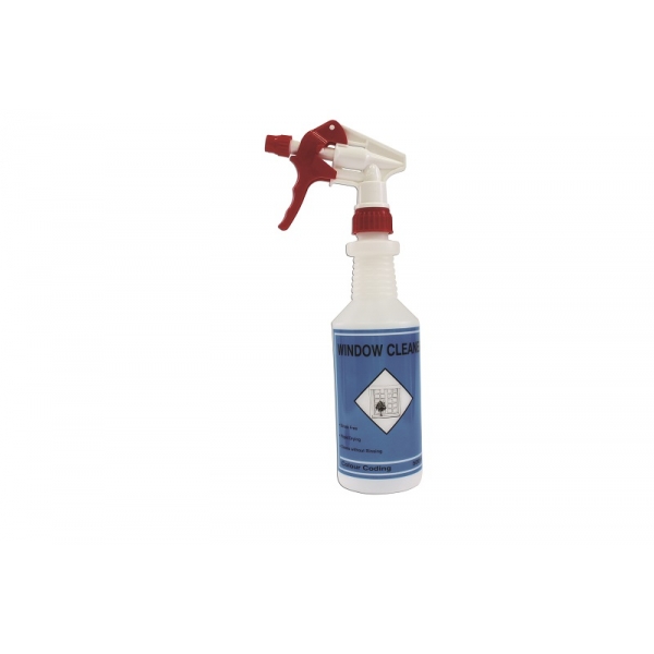 CLEAN PLUS Colour Coded Spray Bottle (Window Cleaner) STW Industrial