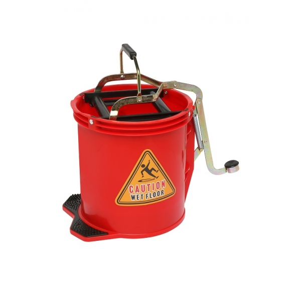 Mop Bucket Metal Wringer 16L STW Industrial & Safety