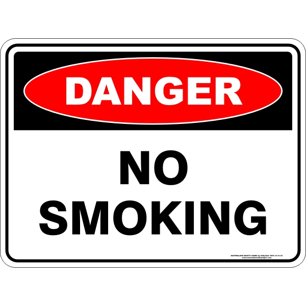 Danger No Smoking - STW Industrial & Safety