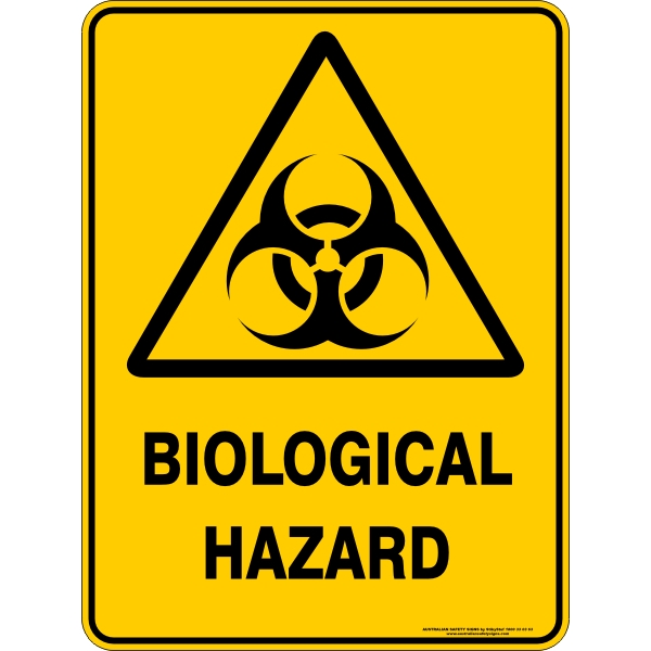 Warning Biological Hazard - STW Industrial & Safety