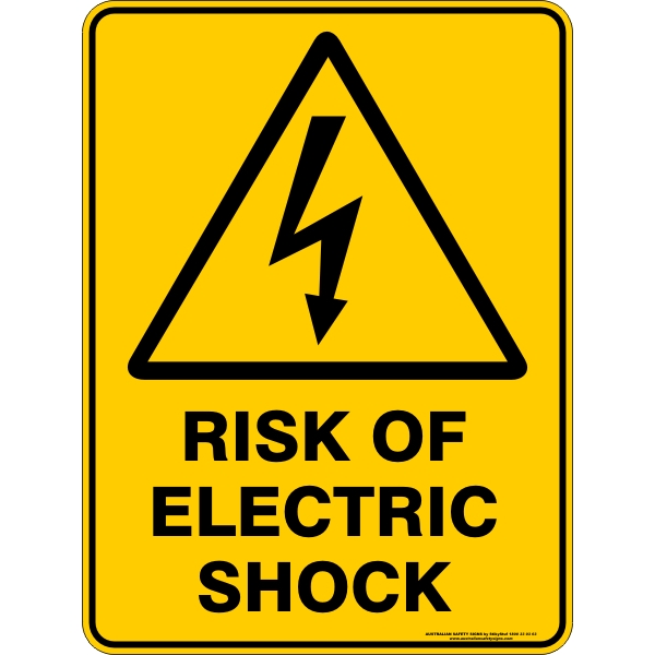 Warning Risk Of Electric Shock - STW Industrial & Safety