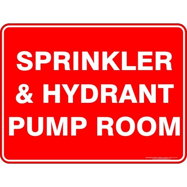 Sprinkler Hydrant Pump Room