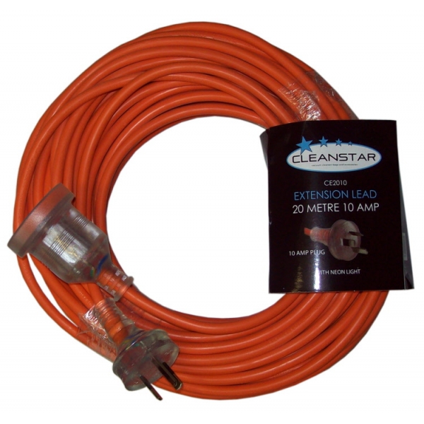 CLEANSTAR Extension Lead 20 Metre 10 Amp STW Industrial & Safety