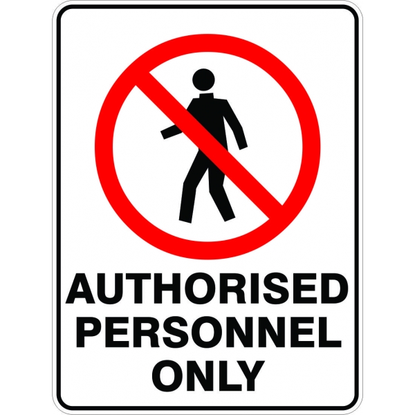 Authorised Personnel Only - STW Industrial & Safety