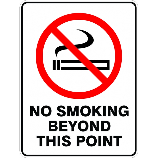 No Smoking Beyond This Point - STW Industrial & Safety