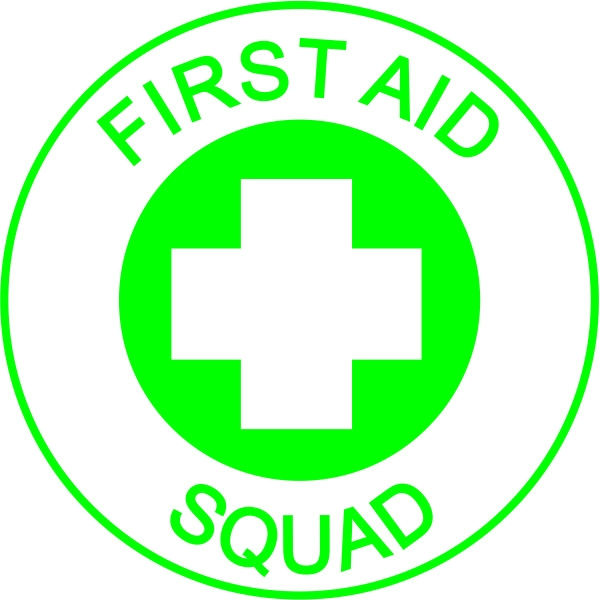 Safety - First Aid Squad Pkt 10 Stickers - STW Industrial & Safety