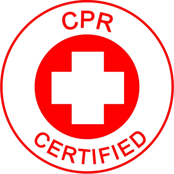 Emergency - CPR Certified Pkt 10 Stickers - STW Industrial & Safety