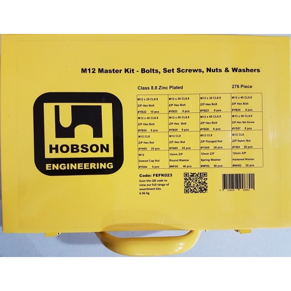 Hobson M Master Kit Bolts Set Screws Nuts Washers Stw Industrial Safety