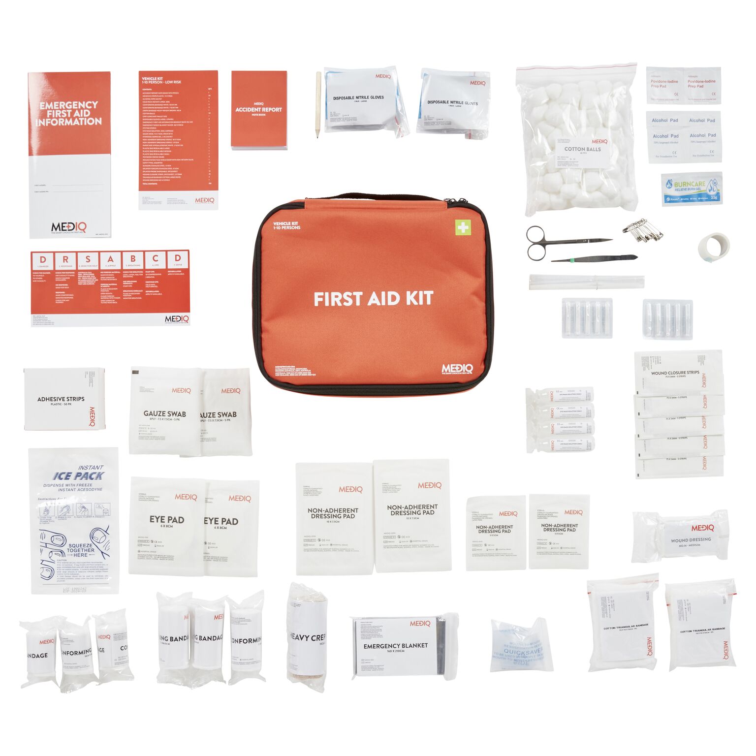 MEDIQ ESSENTIAL VEHICLE FIRST AID KIT STW Industrial & Safety