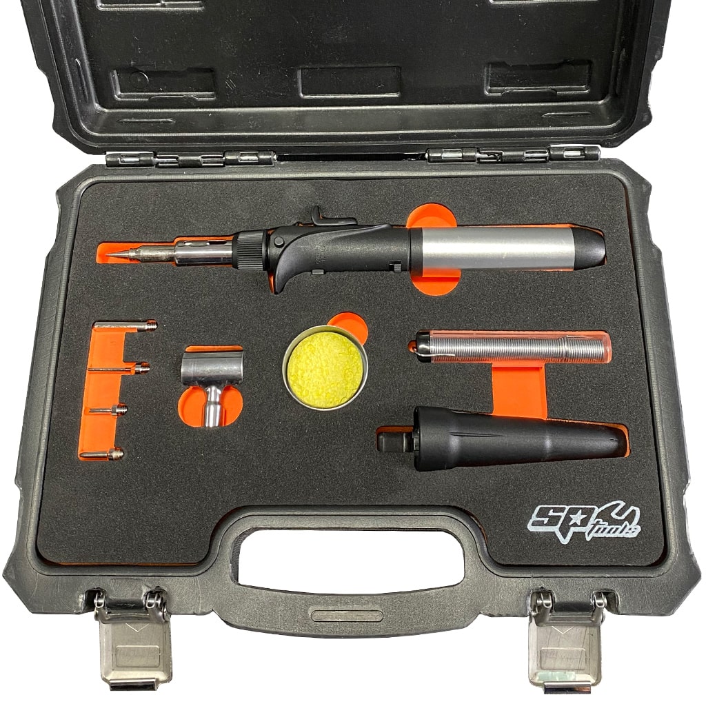 SP TOOLS SelfIgniting Professional Gas Soldering/Torch Kit STW