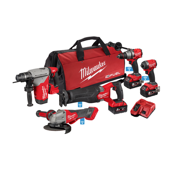 MILWAUKEE M18 FUEL™ ONE-KEY™ 5 PIECE POWER PACK 5A3 - STW Industrial ...