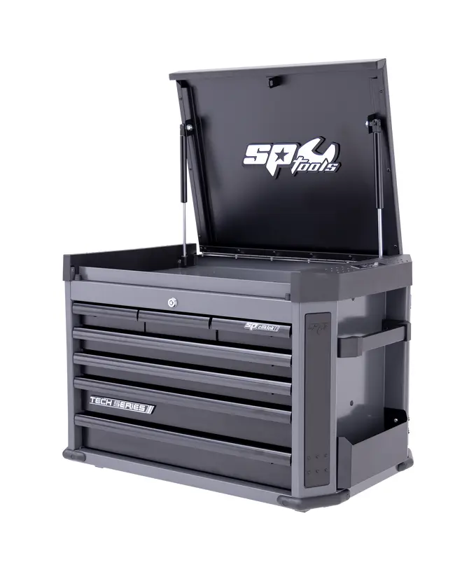 Sp Box SP TOOLS Tech Series Tool Box - 7 Drawer - Diamond Black - STW ...