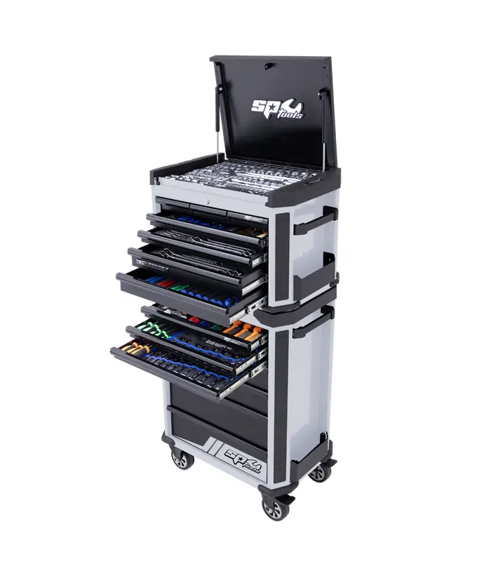 SP TOOLS Tech Series Tool Kit Combo - 629pc - Metric & SAE - Black ...